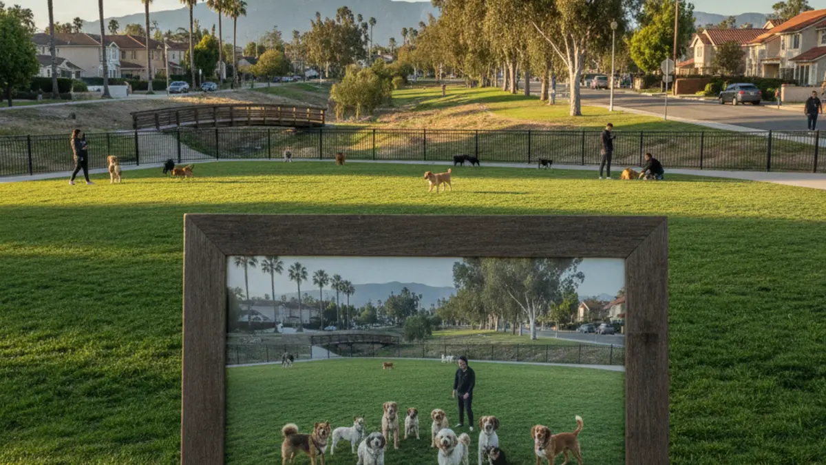 Bluff Creek Dog Park, Del Rey, Los Angeles CA